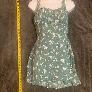Altar'd State Green Floral Dress